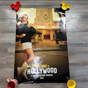 Once Upon a Time in Hollywood 2019 Double Sided Original Movie Poster 27" x 40"